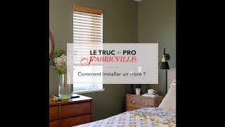 Le truc de pro Comment installer un store [upl. by Moreville]