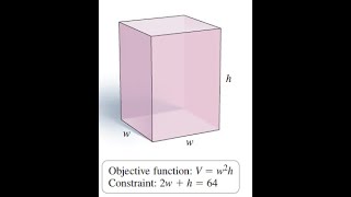 Calculus Optimization Airline Regulations for Packaging [upl. by Lalat]