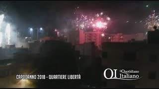 Capodanno a Bari guerra di bombe e fuochi dartificio tra il San Paolo e il Libertà [upl. by Doughman]