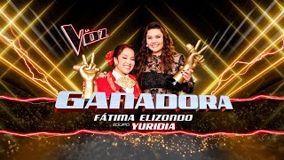 ¡Yuridia y Fátima Elizondo son las ganadoras de La Voz 2022  La Voz 2022 [upl. by Haym342]