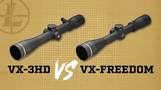 Leupold VX3HD vs VXFreedom Riflescope [upl. by Uhn]