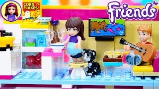 Lego Friends Custom Studio Apartment from Renovated Performance School DIY Craft Kids Toys [upl. by Kciderf]