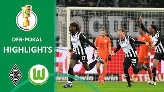 120th minute Kone shocks Wolfsburg  Borussia Mgladbach  VfL Wolfsburg 10  DFBPokal 2324 [upl. by Clarice]