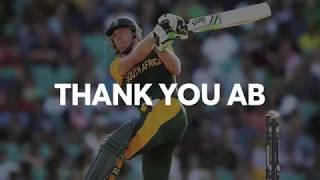 Thank You AB de Villiers ABRetires [upl. by Preuss]