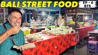 EP  6 BTS Exploring Bali Street Food Ubud  Balinese Street food market Sitara Restaurant Dinner [upl. by Llezo]