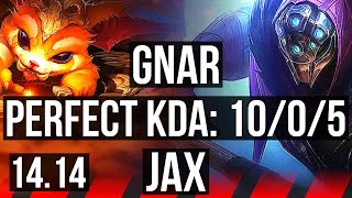 GNAR vs JAX TOP  1005 Rank 7 Gnar Legendary  BR Challenger  1414 [upl. by Nauqal699]