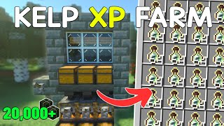 NEW KELP XP Farm in Minecraft Bedrock 121‼️ [upl. by Chauncey]