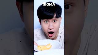 Sigma rizz pringles food asmr mukbang makanan [upl. by Aiuqet]