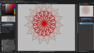 Medibang tutorial Radial Symmetry [upl. by Ossy]