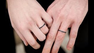 35 The Best Wedding Ring Tattoo Ideas [upl. by Deeraf]