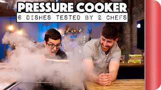 PRESSURE COOKER  6 Dishes Tested by 2 Chefs  Sorted Food [upl. by Addy]