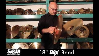 Sabian B8X Band Cymbals Pair 18 in [upl. by Yhtimit]