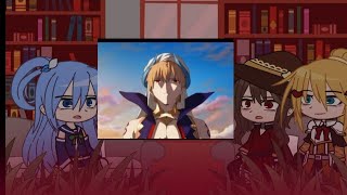 \\Konosuba react to Kazuma Satou as Gilgamesh [upl. by Noira]