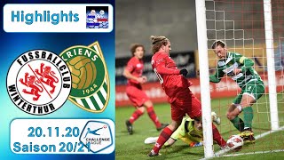 Highlights FC Winterthur vs SC Kriens 20112020 [upl. by Sumerlin]