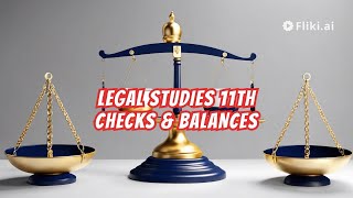 11th LEGAL STUDIES 15 08082024 CHECKS amp BALANCES [upl. by Toll]