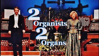 Toccata amp Fugue in d minor for Two Organists BWV 565  Diane Bish amp Simon Preston at Coral Ridge [upl. by Annahavas]