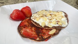 Hotcakes de avena con frutos rojos y plátano [upl. by Zoeller]