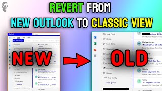 REVERT BACK FROM NEW OUTLOOK TO OLD CLASSIC VIEW [upl. by Aldwin]