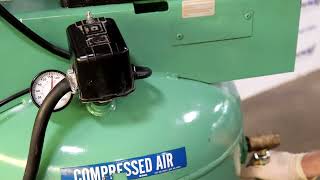 Speedaire 4ME99 5HP Reciprocating Air Compressor [upl. by Carmelita]