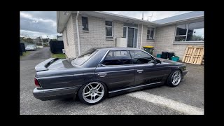 C33 Laurel RB25DET NEO swap walkaround [upl. by Russon]