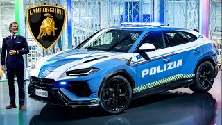 Lamborghini Urus Performante Italian State Police Vehicle Revealed [upl. by Aihpos]