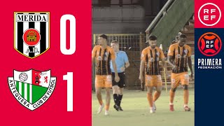 Resumen PrimeraFederación  AD Mérida 01 Antequera CF  Jornada 7 Grupo 2 [upl. by Aistek]