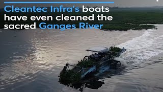 Trash Collecting Boats are Cleaning up Indias Rivers [upl. by Notsruht]