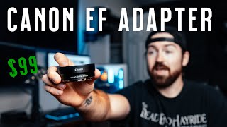 Canon R5 and R6 adapting your EF lenses using EF to EOS RF Adapters CanonR5 [upl. by Becky]