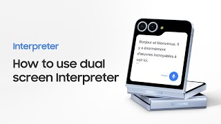 How To Use Interpreter on Galaxy Buds 3 Pro amp Galaxy Z Flip 6  Samsung UK [upl. by Leirraj]