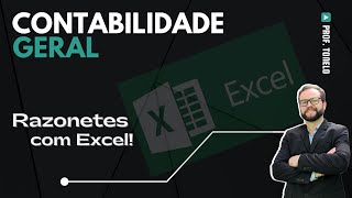 📚 Exercício escrituração e razonetes com Excel  Débitos e Créditos [upl. by Oramlub]