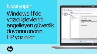 Windows 11de sürücü yüklemesini veya yazıcı işlevlerini engelleyen güvenlik duvarı onarımı [upl. by Leonsis]