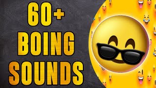 60 boing sound effect  boing sound effects no copyright [upl. by Alecram]