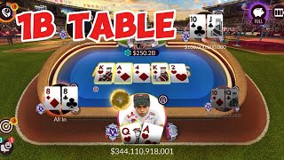 CHILLEN AT 500M TABLE  Zynga Texas Hold’em Poker [upl. by Ailuig942]