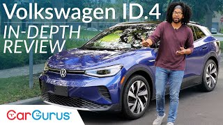 2021 Volkswagen ID4 Review Making EVs feel normal  CarGurus [upl. by Alisia95]