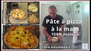 Vraie pâte à pizza italienne à la main [upl. by Bearce]