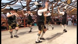 Zwei Schuhplattler  Kreuzpolka und Langschottisch  Oide Wiesn 2024 [upl. by Neeluj177]