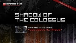 Shadow of the Colossus PS3 Gamechive Hard Time Attack Mode Colossus 15 Argus  The Sentinel [upl. by Sudnac]