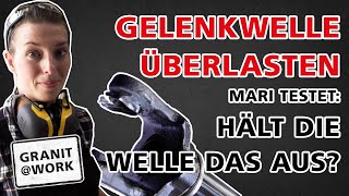 Total überlastete Gelenkwelle  kann sie brechen GRANITWORK [upl. by Henryk]