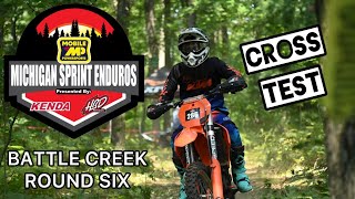 Michigan Sprint Enduro Battle Creek Cross Test D14 AMA [upl. by Renata510]