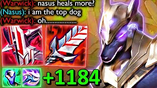 LIFESTEAL NASUS IS THE TOP DOG [upl. by Noskcire]