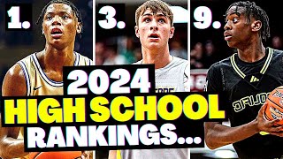 TOP 10 HIGH SCHOOL BASKETBALL PLAYERS IN 2024 [upl. by Anastice]