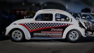 Fusca Turbo 0 a 190kmh em 67s  Recorde TTB ECPA 201m [upl. by Euginom]