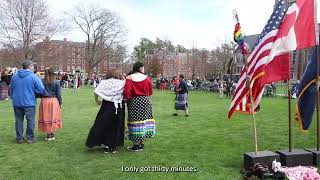 Sharing a Dance at the Inaugural Bowdoin Powwow [upl. by Ogg]