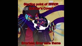 Starting point of error Midears coverErrortaleError sans theme [upl. by Nalepka]