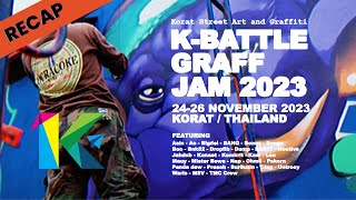 RECAP  KBATTLE GRAFF JAM 2023 [upl. by Heydon]