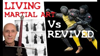 Japanese Kenjutsu Vs European HEMA Living Lineage Martial Arts better than Reconstructions [upl. by Brenden]