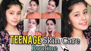 TEENAGE MORNING SKINCARE ROUTINE 2020  for Clear and Glowing skin Easy amp Quick Kiran Tutorialz [upl. by Damiano]