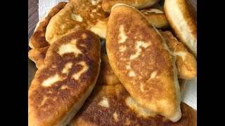 Russische Piroschki mit Kartoffeln und Hackfleischfüllung  Hefeteig NICHT zum Aufgehen lassen [upl. by Lanevuj]