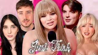 MrBeast Is In Trouble amp Zach Sangs CREEPY Sabrina Carpenter Interview Goes Viral  Just Trish Ep 99 [upl. by Enelhtak]