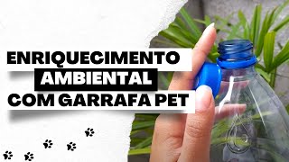 Enriquecimento Ambiental com Garrafa Pet  Cachorro  DIY [upl. by Madra]